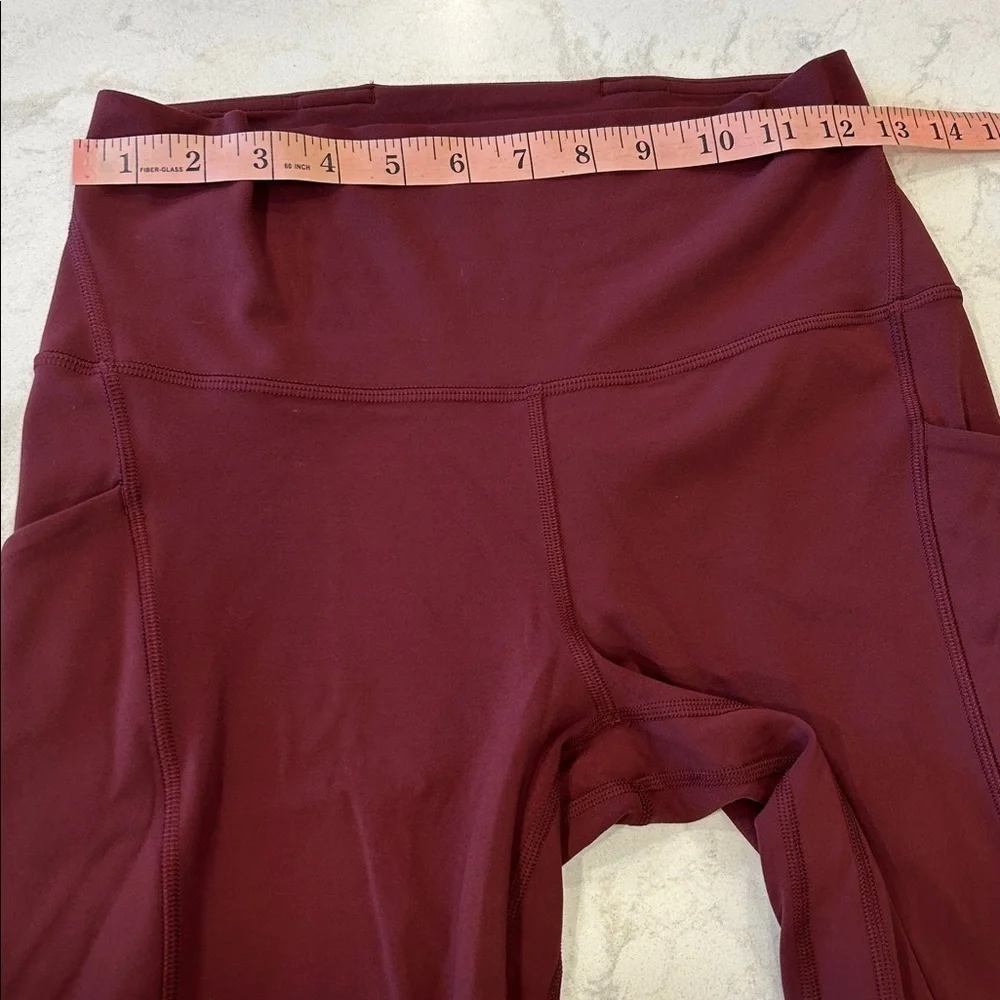 Lululemon Side Pocket Crop High Waist Leggings 22